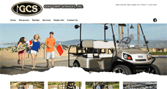 Desktop Screenshot of golfcartservices.com